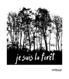 T-shirt bio femme "JE SUIS LA FORET"