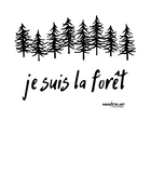 T-shirt bio unisex "JE SUIS LA FORET" sapin