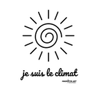 T-shirt bio femme "JE SUIS LE CLIMAT" soleil