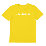 T-shirt bio unisex "JE SUIS LA RIVIERE" blanc