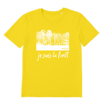 T-shirt bio unisex "JE SUIS LA FORÊT" large blanc