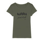 T-shirt bio femme "JE SUIS LA FORET" sapin