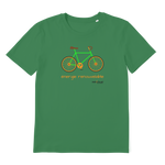 T-shirt bio unisex "ENERGIE RENOUVELABLE" vélo vert