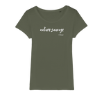 T-shirt bio femme "NATURE SAUVAGE" blanc