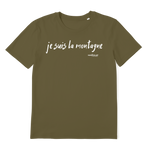 T-shirt bio unisex "JE SUIS LA MONTAGNE"