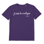 T-shirt bio unisex "JE SUIS LA MONTAGNE"