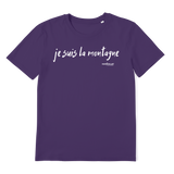 T-shirt bio unisex "JE SUIS LA MONTAGNE"