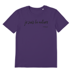 T-shirt bio unisex "JE SUIS LA NATURE"