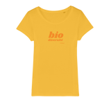 T-shirt bio femme "BIO DIVERSITE" orange