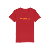 T-shirt bio enfant "MAGNETIK.ART" orange