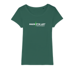 T-shirt bio femme "MAGNETIK.ART" éclair vert