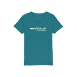 T-shirt bio enfant "MAGNETIK.ART" éclair vert