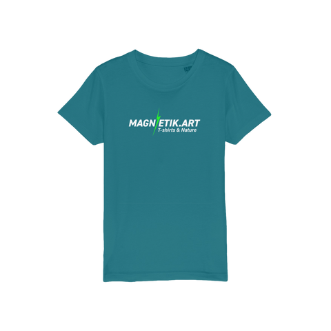 T-shirt bio enfant "MAGNETIK.ART" éclair vert