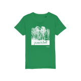 T-shirt bio enfant "JE SUIS LA FORET" blanc