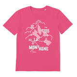 T-shirt bio unisex "JE SUIS LA MONTAGNE" blanc