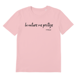 T-shirt bio unisex "LA NATURE ME PROTEGE"